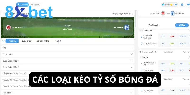 Tỷ số bóng đá: Các loại kèo và cách bắt kèo hiệu quả nhất 4 Tìm hiểu về 3 loại kèo tỷ số phổ biến nhất hiện nay
